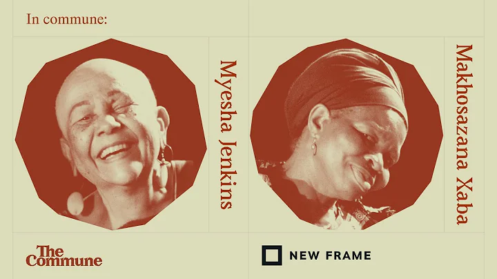 In commune: Myesha Jenkins and Makhosazana Xaba