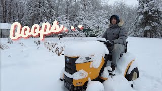 Let's Setup the Kubota L4060 for Snowblowing!