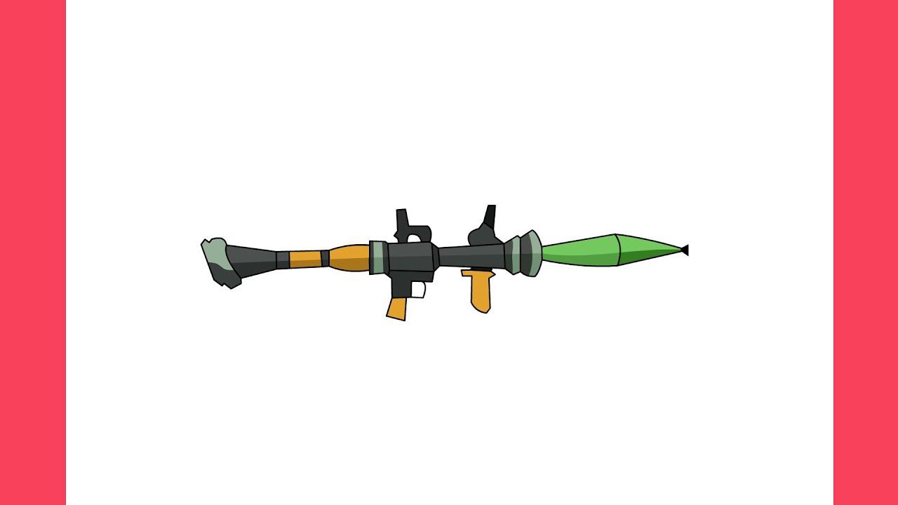 How To Draw The Rocket Launcher On Roblox Bedwars YouTube