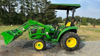 John Deere 3025D Compact  Loader work for the sides of a driveway (the beginning) by FarmTechFlowers 2,679 views 10 months ago 52 minutes