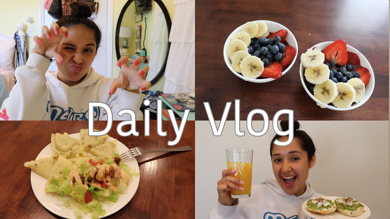 WHAT I EAT IN A DAY + DAILY VLOG - YouTube