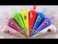 【音フェチ】 絞り袋で光沢のあるスライムを作る, 光沢のあるスライム Piping Bags Slime [ASMR] #AsmrSlime