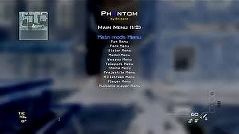 [MW3/1.24] Phantom Full/Lite RTM Menu By Enstone + Download