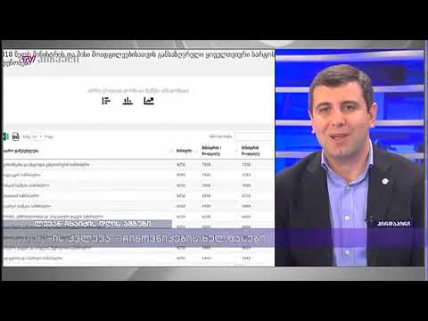 IDFI-ის კვლევა - ჩინოვნიკების ხელფასები  - ლევან ავალიშვილი ლევან ჩხაიძის დღის ამბებში