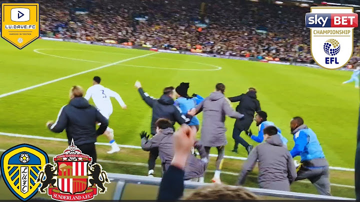 Leeds United last gasp winner at Elland Road against Sunderland. Crazy scenes !! #leedsunited #leeds