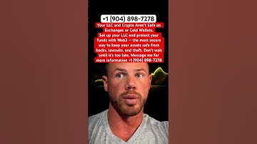 Protect your Crypto & LLC from Crash,Move to Web3 and avoid cold wallets and exchanges #xrp #crypto