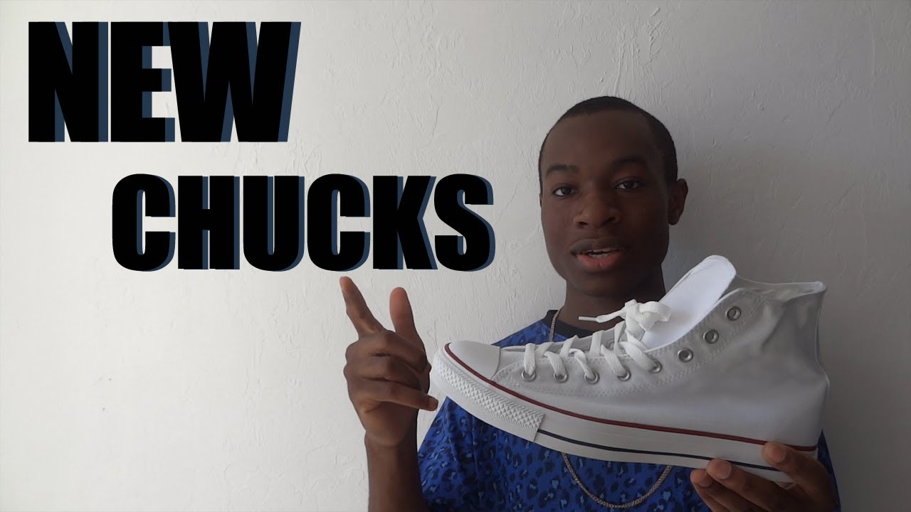 Converse All Star Optical White Hi Review - YouTube