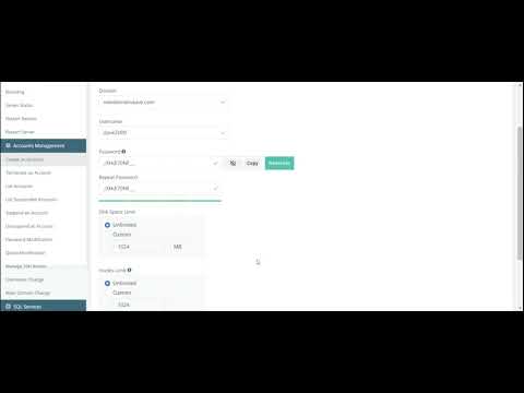 How to Create a New Account in SPanel