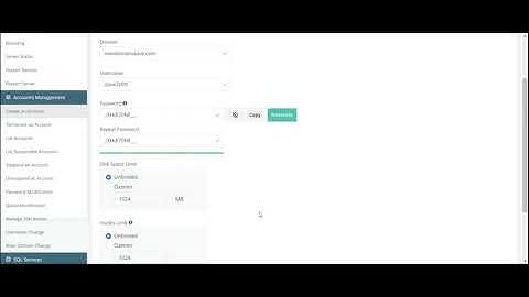 How to Create a New Account in SPanel