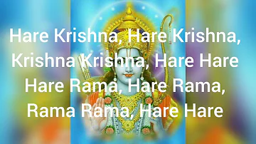 HARE KRISHNA HARE RAMA || JAGJIT SINGH || BEAUTIFUL DIVINE LOVE COMPILATION || WITH MANTRA & LYRICS