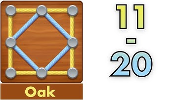 Line Puzzle: String Art | Oak | Levels 11 - 20 | Walkthrough