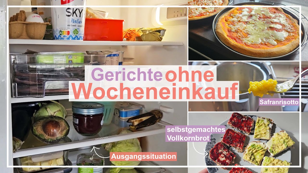 Wie lange schaffe ich es ohne einzukaufen? ausgewogene Mahlzeiten aus 
