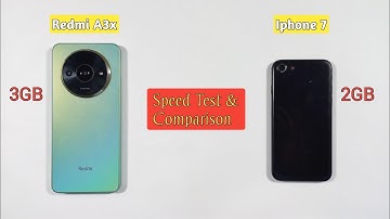 Iphone 7 Vs Xiaomi Redmi A3x | Speed Test & Comparison