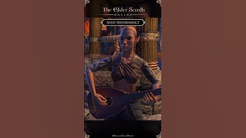 A Soothing Melody That Touches the Soul ✨ ESO Wood Elf Bard Performance #eso #elderscrolls #games