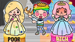 Rich and Poor Princess! Who is Happier? | Toca Life Story |Toca Boca