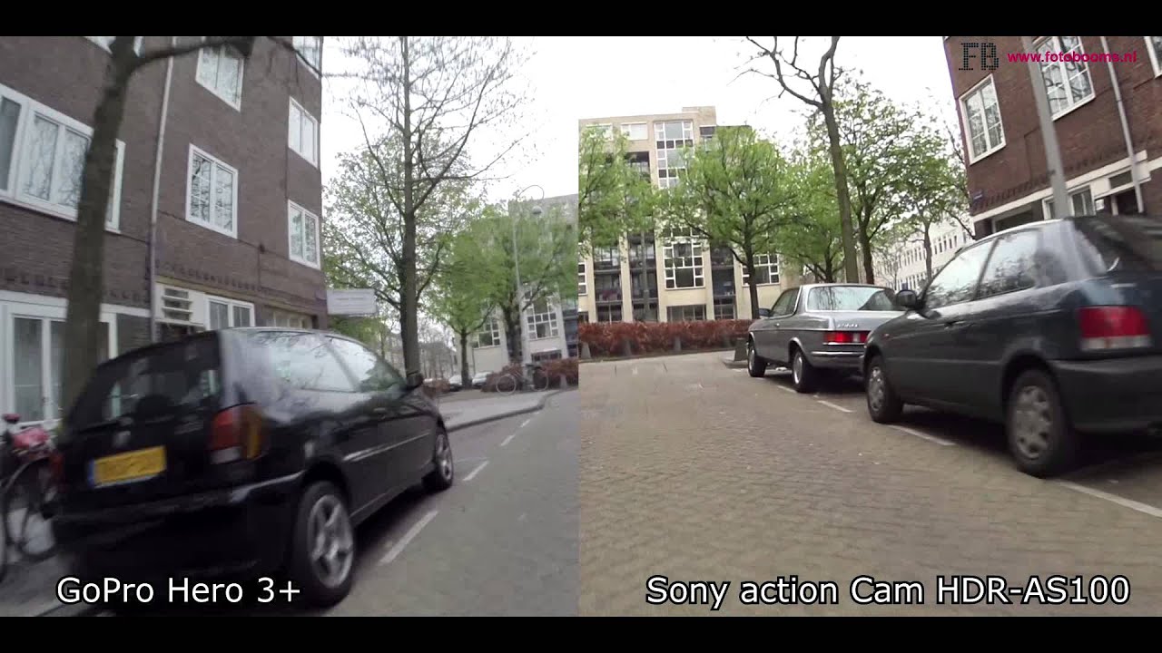 GoPro HERO3+ Black Edition vs Sony HDR-AS100 Action Cam
