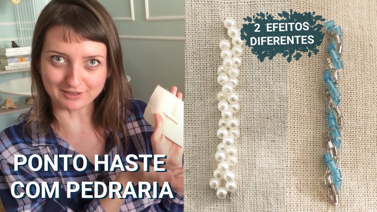 PONTO HASTE COM PEDRARIA #81