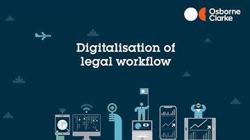 Digitalisation of legal workflow