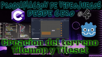 Curso de programación de videojuegos con Godot Engine C# Parte 2 Creacion del terreno con Tilemap