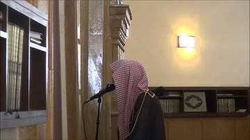 تلاوة لآخر سورة القيامة وسورة العاديات من صلاة الجمعة للقارئ حاتم المالكي 9 6 1434هـ