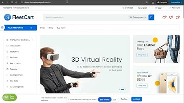 Laravel Ecommerce Website With Admin Panel Demo