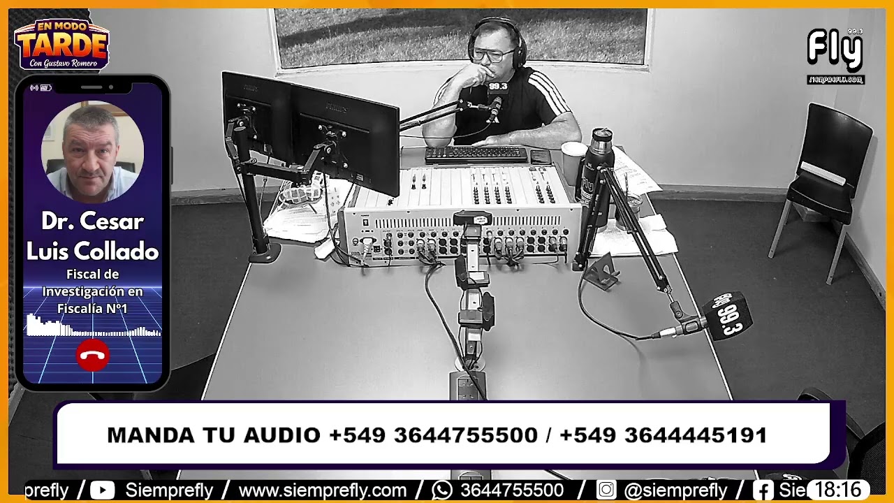🔴𝗖𝗢𝗠𝗨𝗡𝗜𝗖𝗔𝗖𝗜𝗢́𝗡 𝗧𝗘𝗟𝗘𝗙𝗢́𝗡𝗜𝗖𝗔┃ Dialogamos con el Fiscal de Investigaciones, el Dr. Cesar Luis Collado