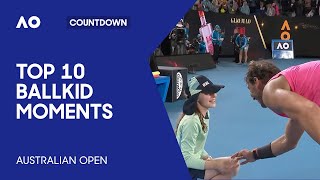 Top 10 Best Ballkid Moments in Tournament History! | Australian Open