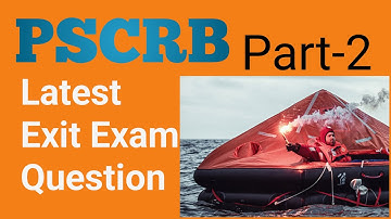 PSCRB Latest Exit Exam Question | Most Important | Latest PSCRB Exit Exam Question #exitexam