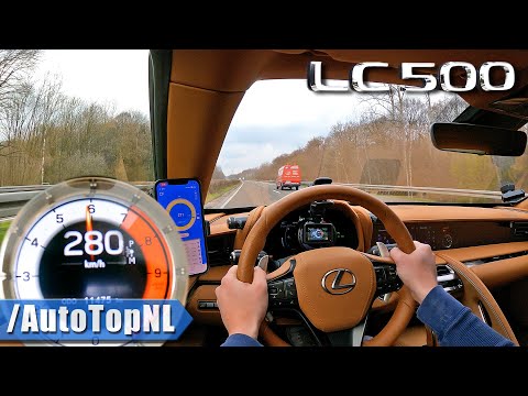 TOP SPEED in the 5.0 V8 LEXUS LC500 on AUTOBAHN! by AutoTopNL