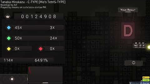 My first 100pp play in osu! :D (C-Type)