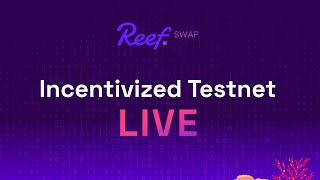 Reefswap Incentivized Testnet : The Native DEX built on Reef Chain!
