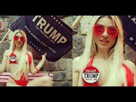 ميريام كلينك ترقص عارية احتفالا بفوز ترامب