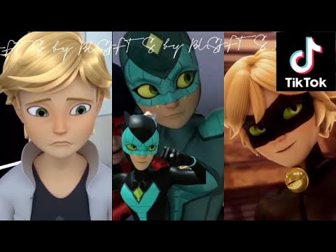 Best tiktoks of adrien that made amelie live again || #miraculous #ladybug #mlbedit #chatnoir #sub