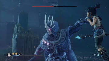 Kena: Bridge of Spirits Warrior Village Crest Relic Boss