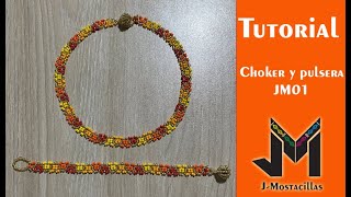 Choker y pulsera JM01 - Tutorial