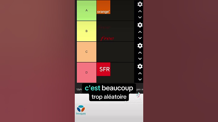 Donne moi ton classement ! Bouygues, free sfr ou orange? #connexion #fibreoptique #internet #wifi