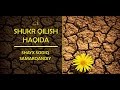 Shukr qilish haqida (Shayx Sodiq Samarqandiy)