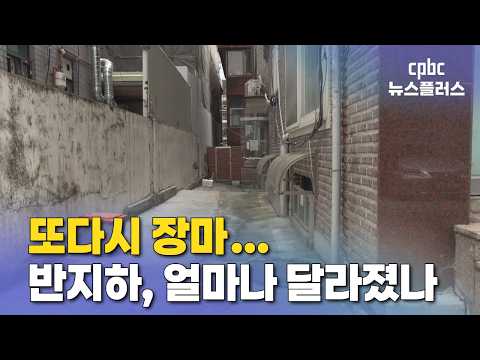장맛비 쏟아지는데…반지하 얼마나 달라졌나