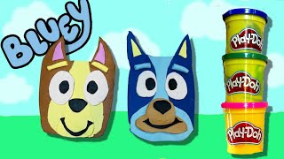 Learn to make Bluey and Bingo with Play Doh. A fun learning video for kids