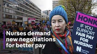 UK strikes: nurses union wants ‘double digit’ pay deal