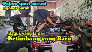 Atasi mesin Pajero sport exssed ngobos parah