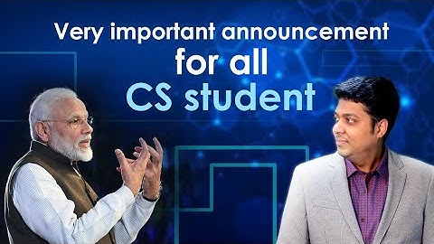 Breaking news II Very Important Announcement  for All CS Student II CS