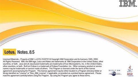 How to configure Gmail in Lotus notes 8