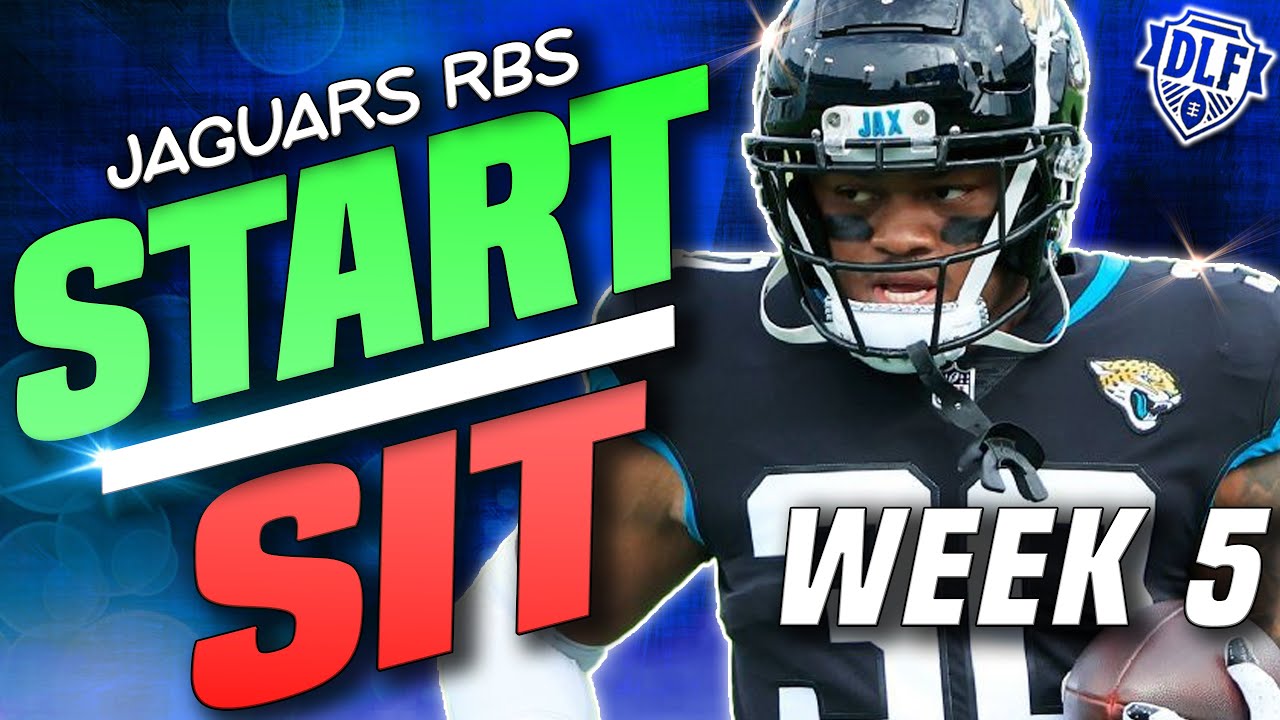 Nfl Rbs Starting RB Start or Sit Week 5 | James Robinson & Travis Etienne | 2022 Fantasy ...