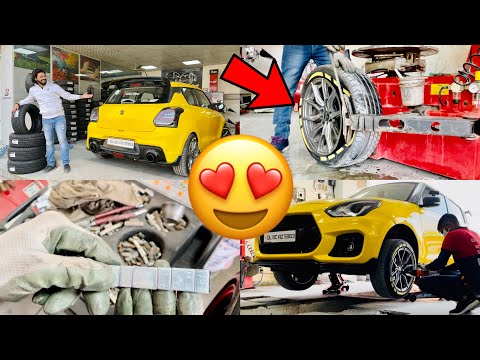 MY MODIFIED SWIFT SPORT GOT BEST TYRE UPGRADE EVER | SWIFT TYRE | SWIFT MODIFICATION | CHEAP TYRE