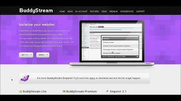 BuddyStream "Emperor" WordPress/BuddyPress Plugin Overview