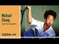 Michael Chang | Top-10 Points | US Open の動画、YouTube動画。