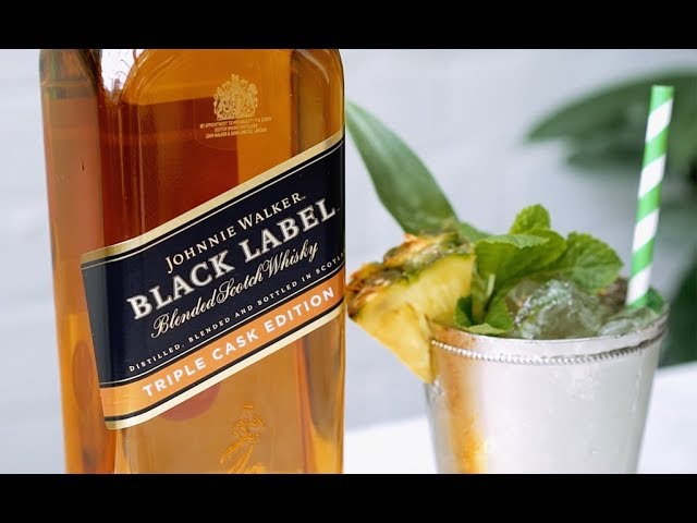 How to make a Johnnie Walker Black Label Triple Cask cocktail! - YouTube