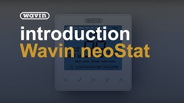 How to set the holiday mode on the Wavin neoStat Thermostat