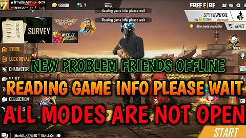 FREE FIRE GAME SERVER TIMEOUT PROBLEM FIX | FREE FIRE NEW PROBLEM TODAY | ALL FRIENDS OFFLINE MM_7